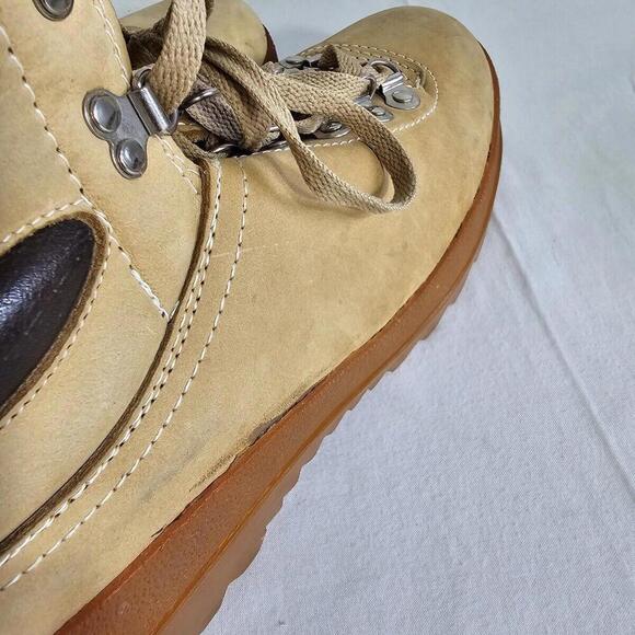 Vintage GRAND PIONEER Italian Work Brown Leather Boots Fits Like Men's US 10 - Picture 10 of 12